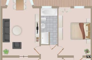 Wohnung mieten in Preusweg 95, 52074 Aachen, Stilvolle 3-Zimmer-Wohnung mit Terrasse und großem Garten