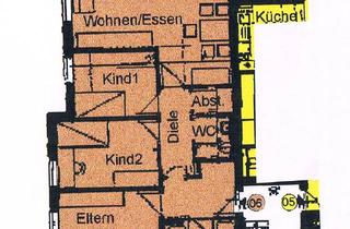 Wohnung mieten in 88316 Isny im Allgäu, 4-Zimmer-Wohnung mit EBK und Balkon im Erdgeschoss (Hochparterre) in guter, zentrumsnaher Lage
