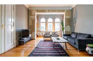 Wohnung kaufen in Prenzlauer Berg, 10439 Berlin, Kapitalanlage im Herzen von Prenzlauer Berg - 111 m² Jugendstil-Altbau mit zwei Südwest-Balkonen