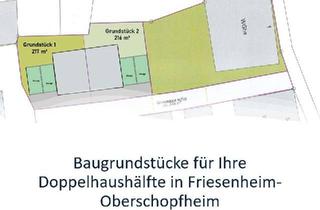 Grundstück zu kaufen in 77948 Friesenheim, Ihr neues Zuhause: Baugrundstück für Doppelhaushälfte in Oberschopfheim