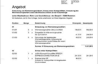 Gewerbeimmobilie mieten in Am Steigle, 72585 Riederich, Wohngeschäftsgebäude in Toplage gute Verkehrsanbindung B312 ,mitten im Grünen.Alle Preise zzgl,Mwst
