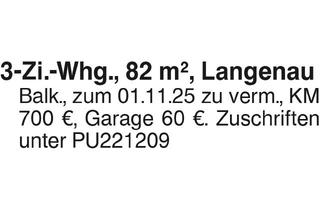 Wohnung mieten in 89129 Langenau, 3-Zi.-Whg.
