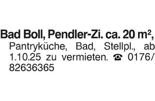 Wohnung mieten in 73087 Bad Boll, Bad Boll, 20m2