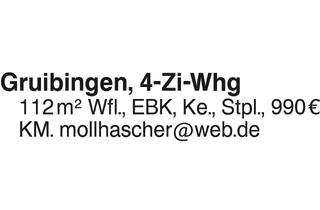 Wohnung mieten in 73344 Gruibingen, Gruibingen 4-Zi-Whg