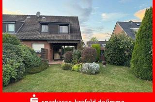 Doppelhaushälfte kaufen in 47802 Krefeld, Krefeld - Doppelhaushälfte in Massivbauweise in exponierter Lage