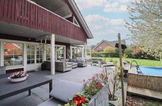 Haus kaufen in 24321 Hohwacht (Ostsee), Hohwacht (Ostsee) - Sofort wohlfühlen: 6-Zi.-Schwedenhaus mit Garten, ELW und SPA-Bereich in Hohwacht (Ostsee)