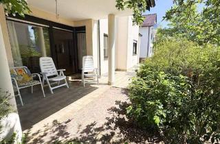 Wohnung kaufen in 76275 Ettlingen, Ettlingen - LICHTDURCHFLUTETE 3-ZIMMER-EIGENTUMSWOHNUNG MIT TERRASSE, GARTEN UND EINZELGARAGE