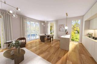 Wohnung kaufen in 45134 Stadtwald, Wohnen mit Grünblick in den "Sieben Lerchen"- Neubau-Erdgeschosswohnung in Essen Stadtwald