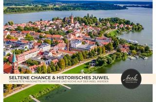 Wohnung kaufen in 14542 Werder (Havel), Seltene Chance & Historisches Juwel: Vermietete Maisonette mit Terrasse + Küche auf der Insel Werder