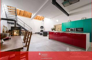 Haus kaufen in 79664 Wehr, EINZIGARTIGES GEBÄUDE! Maisonettewhg. im Loft-Stil, Werkstatt, Halle, Atelier - entscheiden Sie!