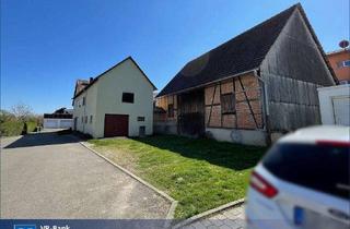 Haus kaufen in 74379 Ingersheim, Ideal für Hobby und Handwerk: 1-2 Familienhaus mit großer Scheune, in ruhiger Ortlage