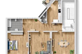 Wohnung kaufen in 95444 Altstadt, Provisionsfreies Wohnen im Dachgeschoss: Citylage trifft Stil