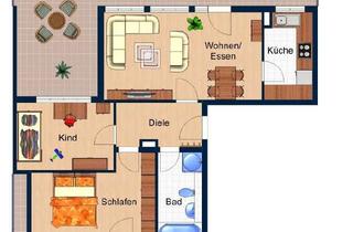 Penthouse mieten in Am Graßdorfer Wäldchen 2b, 04425 Taucha, ***fast Penthouse ohne Dachschrägen 3-Raum-Wohnung mit EBK und Tageslichtbad,TG sofort verfügbar***