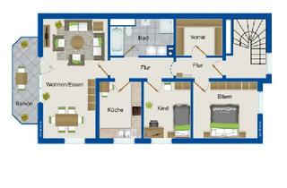 Wohnung mieten in Alter Postweg 45, 19294 Neu Kaliß, „Helle 3-Zimmer-Wohnung in Neu Kaliß – ruhig wohnen, schnell in der Stadt!“