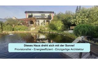 Haus kaufen in 96472 Rödental, Provisionsfrei – Plus-Energie-Drehhaus mit einzigartiger Architektur und Schwimmteich