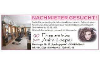 Gewerbeimmobilie mieten in Eilenburger Straße 57, 04509 Delitzsch, Etablierte Friseurstube in intimer Lauflage in Delitzsch !!