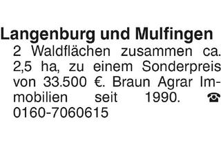 Grundstück zu kaufen in 74595 Langenburg, Grundstücke, Schwäbisch Hall
