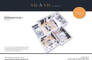 Penthouse kaufen in 66424 Homburg, Nur noch wenige Wohnugen frei ** VIS-Á-VIS HOMBURG ** Sofort bezugsfreie Neubau-Eigentumswohnungen