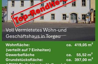 Haus kaufen in 04860 Torgau, Voll Vermietetes Wohn- und Geschäftshaus in Torgau