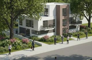 Wohnung kaufen in 59269 Beckum, Beckum - Barrierearmes Wohnen mit Terrasse und Garten - Moderne 2-Zimmer-Neubauwohnung in Beckum