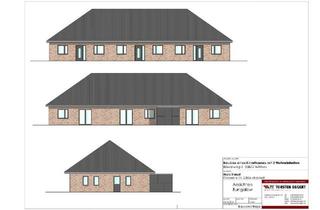 Reihenhaus kaufen in 25872 Ostenfeld, Ostenfeld (Husum) - Neubau-Reihenhausanlage in Wittbek - 3 ebenerdige Wohneinheiten