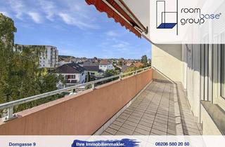 Wohnung kaufen in 68623 Lampertheim, Lichtdurchflutete 2½-Zimmer-Wohnung mit großem Balkon und Aufzug in zentraler Lage