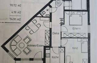 Wohnung mieten in 71154 Nufringen, Helle 3-Zimmer EG Wohnung mit Terrasse und EBK in Nufringen