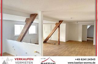 Wohnung mieten in 67547 Worms, Big City Life: Zentrum. 140 m². Erstbezug. Dachgeschoss. Terrasse. Repräsentatives Gebäude.