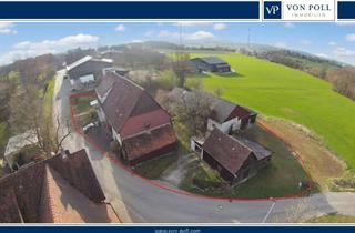 Bauernhaus kaufen in 74599 Wallhausen, Ihr Wohnerlebnis im Grünen - Großes Bauernhaus mit Scheunenanbau und Hallengebäude bei Wallhausen