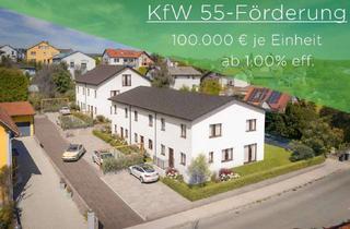 Haus kaufen in 93107 Thalmassing, KfW 55 - Mehr Lebensqualität: Neubau - familiengerechtes Reiheneckhaus in ruhiger Lage