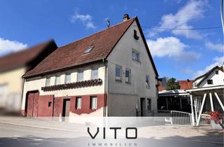 Bauernhaus kaufen in 72459 Albstadt, Bauernhaus auf riesigem Grundstück – Wohnkomfort mit zusätzlicher Gewerbeoption in Margrethausen