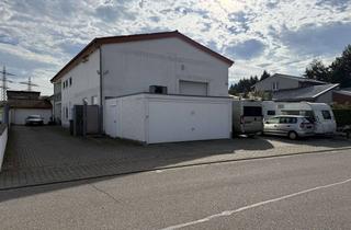 Gewerbeimmobilie kaufen in Gewerbering 22a, 76351 Linkenheim-Hochstetten, Gewerbehalle mit Wohnhaus in ruhiger Randlage
