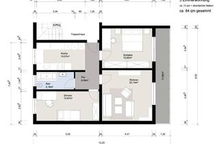 Wohnung mieten in Salzertstraße 51, 79540 Lörrach, Exklusive, modernisierte 3-Zimmer-Wohnung mit Balkon und EBK in Lörrach