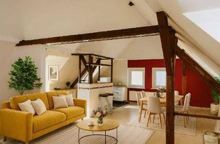 Wohnung mieten in 01589 Riesa, Stylisches Wohnen mit Weitblick: 3-Raum-Dachgeschosswohnung mit Balkon, in Riesa-Poppitz!