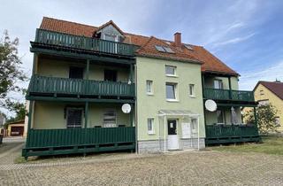 Wohnung mieten in 01589 Riesa, Charmante 2-Zimmer-Wohnung im Erdgeschoss mit Balkon in ruhiger Wohnlage von Riesa-Poppitz!