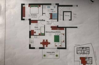 Wohnung mieten in Elsterweg, 74544 Michelbach an der Bilz, Moderne 3-Zimmer-Wohnung mit Balkon im 2. OG in Michelbach an der Bilz