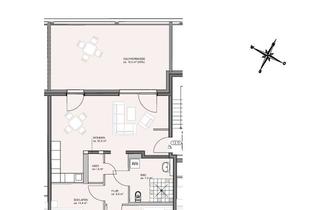 Wohnung mieten in Waldstraße 1a, 67346 Speyer, nur mit Wohnberechtigungsschein - Penthaus 3-ZKB im Neubau, rollstuhlgerecht