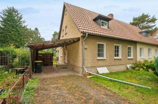 Doppelhaushälfte kaufen in 14532 Kleinmachnow, Bezugsfreie Doppelhaushälfte mit Charme – Garten, Terrasse und Garage in Toplage von Kleinmachnow