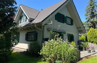 Haus kaufen in 03185 Teichland, Natur trifft Wohnkomfort - Charmantes Holzblockhaus mit großzügigem Garten