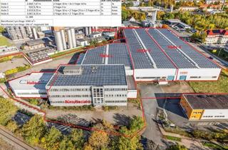 Gewerbeimmobilie mieten in Erfurter Straße 10, 99734 Nordhausen, 500 - 11.000 m² Hallenfläche 8,3m UKB Höhe, 5-40 to Portalkräne, 3 Rampen für Logistik u. Produktion