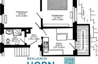Anlageobjekt in 95119 Naila, Charmante 2-Zimmer-Wohnung mit Balkon -Marlesreuth