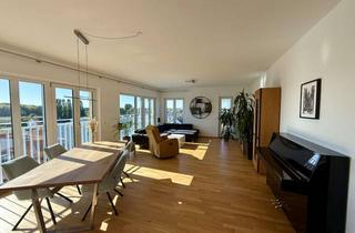 Wohnung kaufen in 85757 Karlsfeld, Traumhafte Dachterrassenwohnung mit Alpenblick und 123 qm WFL, 2,70m Raumhöhe