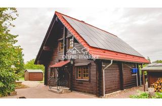 Garagen kaufen in Roosenweeg, 17039 Sponholz, Modernes Holz-Blockbohlenhaus mit großem Grundstück (ehem. Gärtnerei)