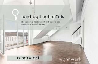 Wohnung kaufen in 78355 Hohenfels, RESERVIERT: Landidyll Hohenfels – Ihr sanierter Rückzugsort mit Galerie und modernem Wohnkomfort