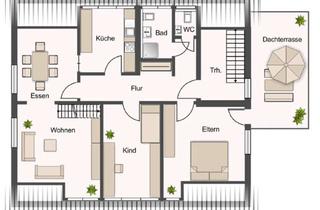 Wohnung kaufen in 71287 Weissach, Attraktive 4 Zimmer Wohnung mit Dachterrasse in ruhiger Lage von Weissach