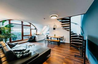 Wohnung kaufen in 76185 Mühlburg, Luxuriöse Maisonette-Wohnung mit Galerie, Loggia und exklusiver Ausstattung in zentraler Lage