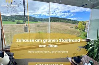 Wohnung kaufen in 07745 Winzerla, Ankommen und wohlfühlen – charmante 3-Zimmer-Wohnung mit Weitblick ins Grüne in Jena