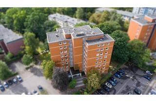 Wohnung kaufen in 25421 Pinneberg, Ruhige 1-Zi-Whg mit Süd-West-Balkon, Abstellraum, Aufzug & Stellplatz: ideal für Anleger und Singles