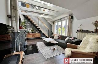 Wohnung kaufen in 26180 Rastede, Jugendstil trifft Lifestyle - außergewöhnliche Dachgeschosswohnung in Toplage von Rastede (Obj.-Nr.: