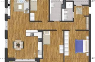 Wohnung kaufen in Perouser Str. 45, 71272 Renningen, Helle 4-Zi.-Dachgeschosswohnung mit Loggia